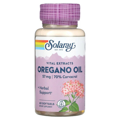 Solaray Vital Extracts Oregano Oil 60CT  Softgel