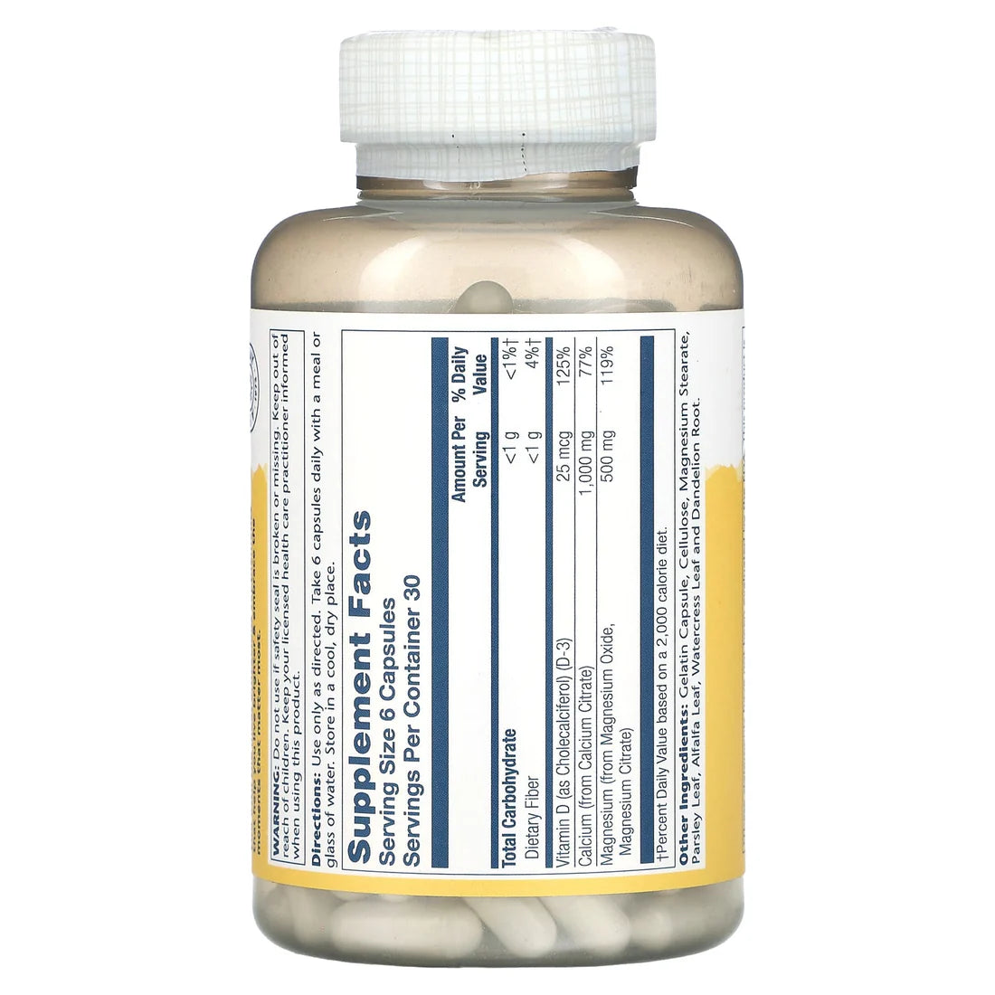 Solaray Cal-Mag Citrate 180CT  Capsule