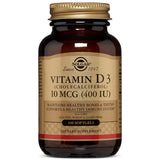 Solgar Vitamin D3 (Cholecalciferol) 10 mcg (400 IU) Softgels 100softgel