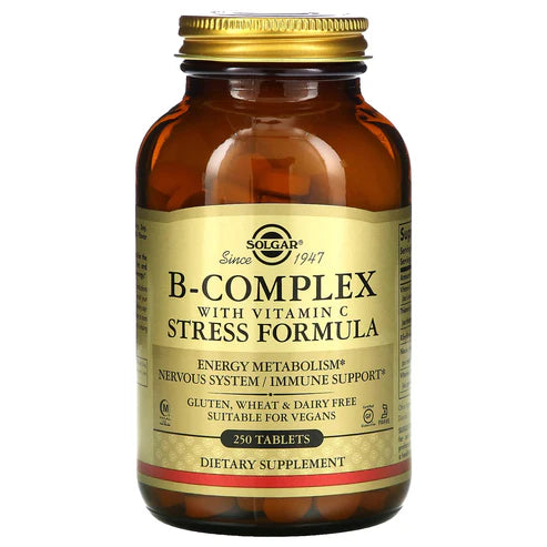 Solgar B-Complex with Vitamin C Stress Formula Tablets 250tablet