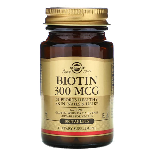 Solgar Biotin 300 mcg Tablets 100tablet