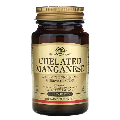 Solgar Chelated Manganese Tablets 100tablet