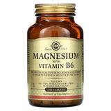 Solgar Magnesium with Vitamin B6 Tablets 250tablet