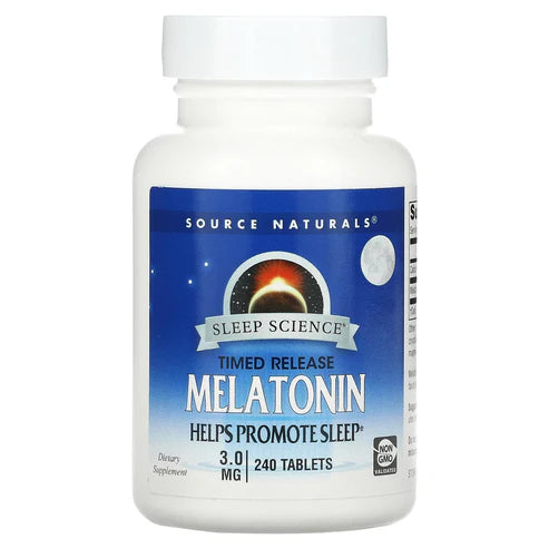 SOURCE NATURALS SLEEP SCIENCE MELATONIN 3MG T/R 240T