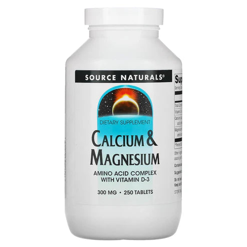 SOURCE NATURALS CALCIUM & MAGNESIUM 300MG 250T