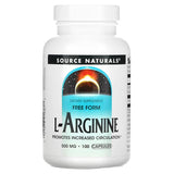 SOURCE NATURALS L-ARGININE CAPS 500MG 100C