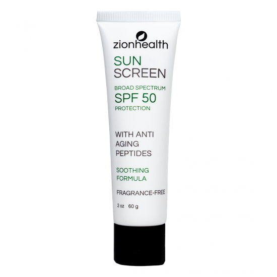 Zion Health SPF 50 -  Reef Friendly Natural Sunscreen 2 oz