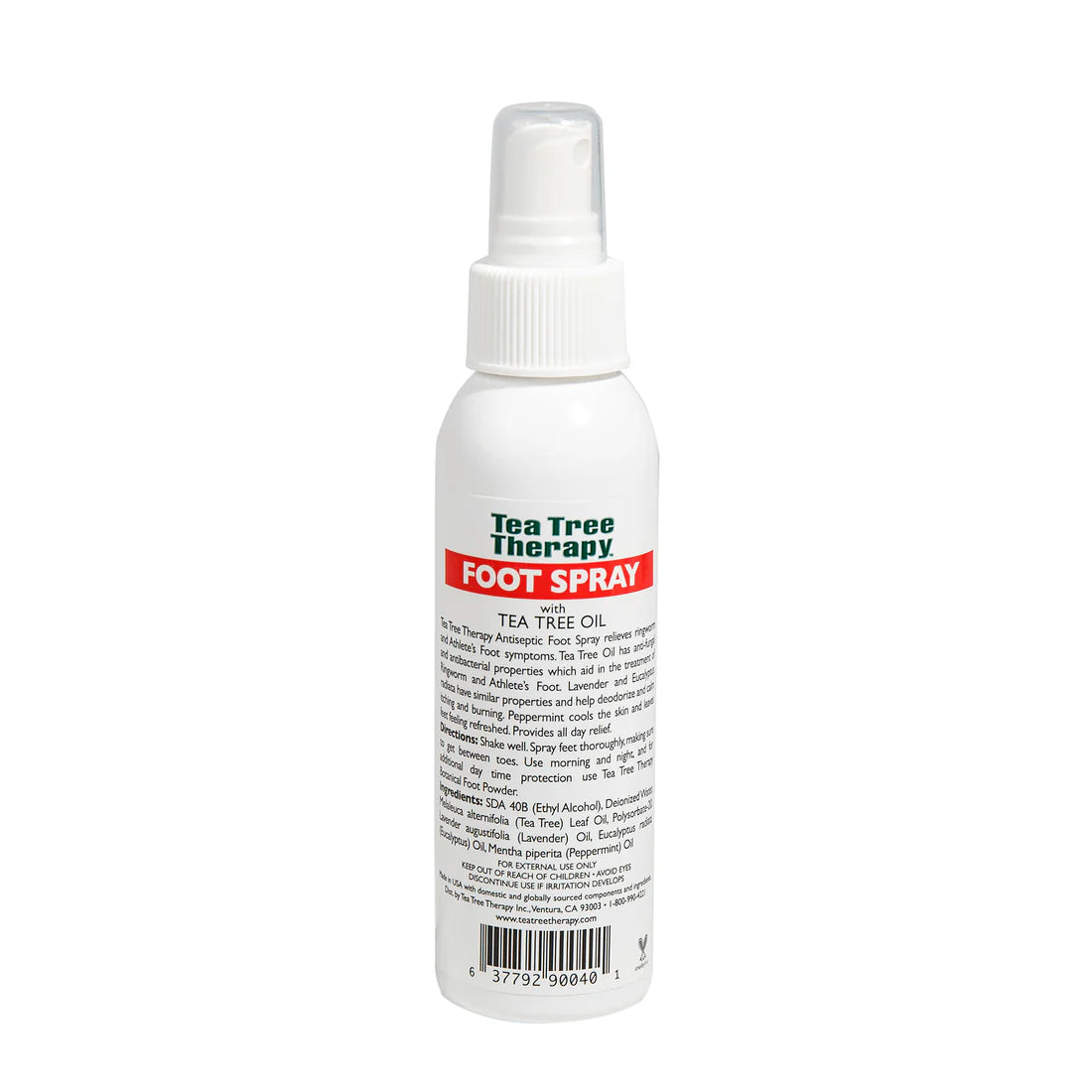 TEA TREE THERAPY, INC.ANTISEPTIC FOOT SPRAY 4OZ