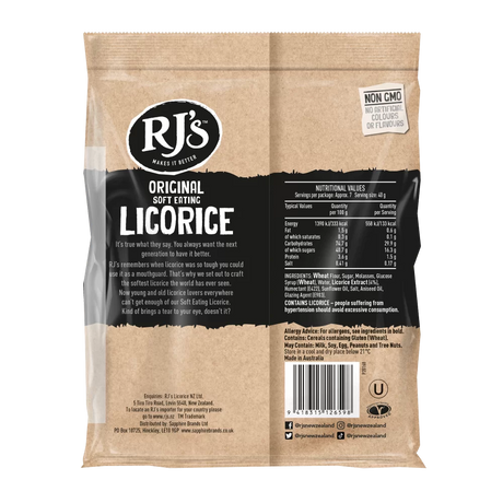 Rjs soft eating licorice original