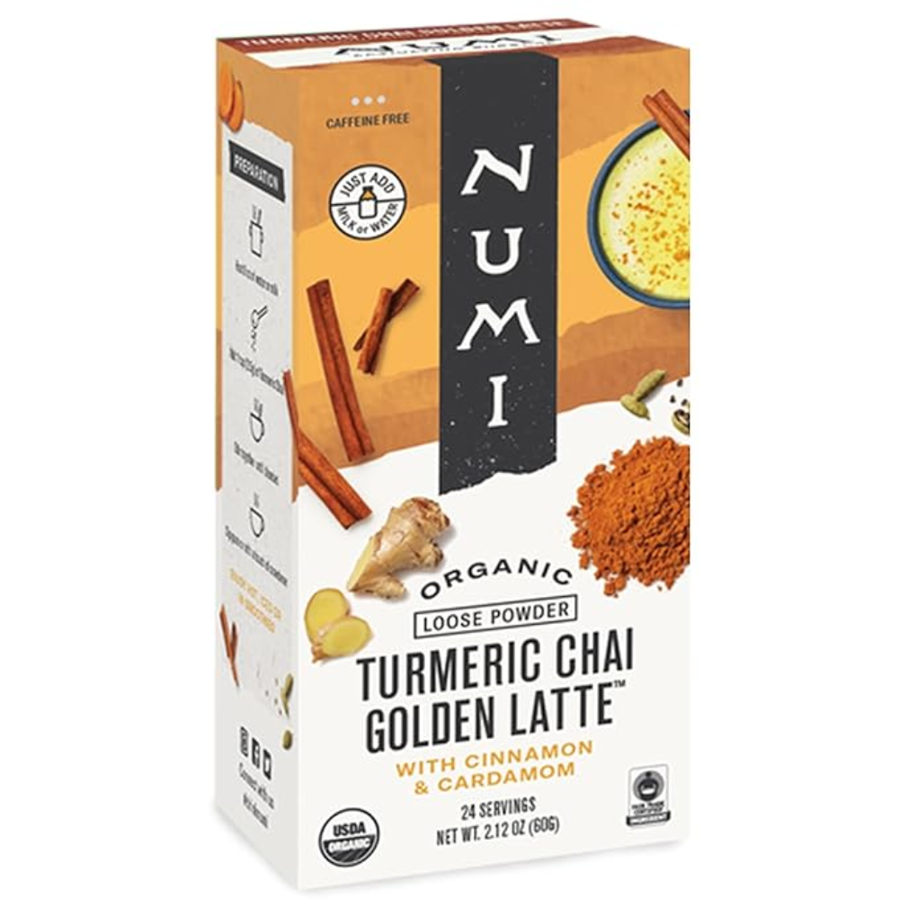 NUMI TEAS Turmeric Chai Golden Latte 16 BAG