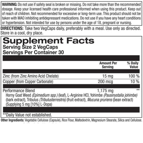 Action Labs Super Horny Goat Weed 60ct