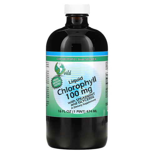 WORLD ORGANICS LIQUID CHLOROPHYL LW SPR-GLYC 16OZ