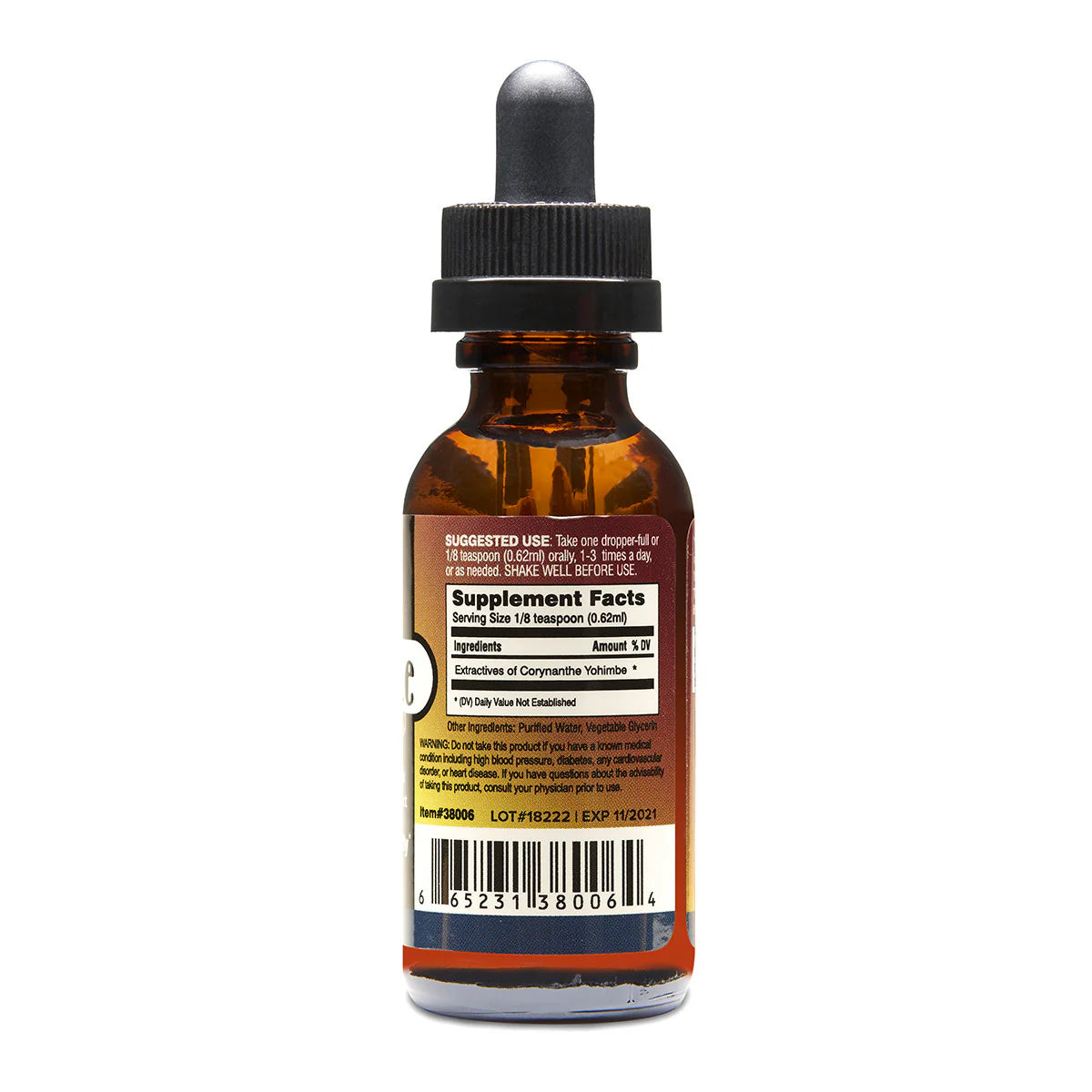 AMAZING HERBS YOHIMBE EXPRESS LIQUID EXTRACT 1OZ