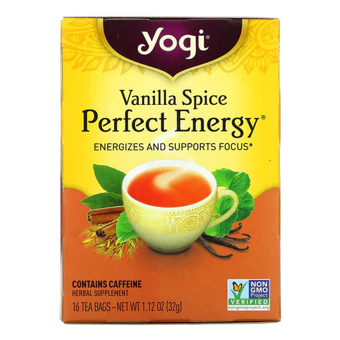 YOGI TEA Vanilla Spice Perfect Energy Tea 16 BAG