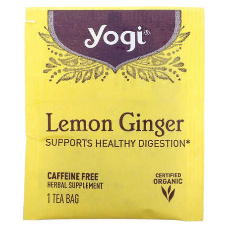 YOGI TEA Organic Lemon Ginger Tea 16 BAG