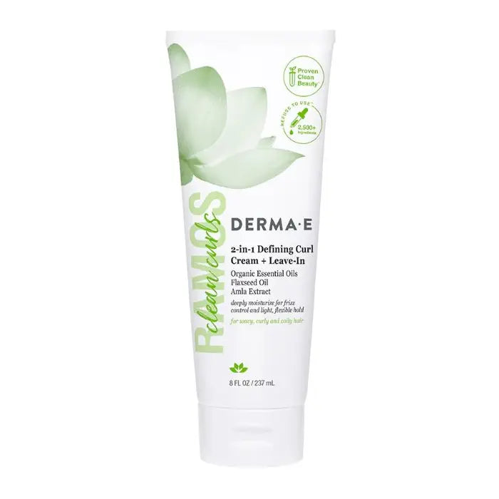 DERMA E. RAMOS 2-IN-1 DEFINING CURL CREAM + LEAVE-IN 8OZ