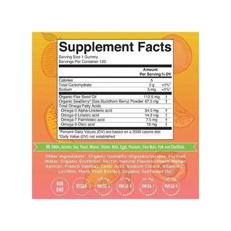 Mary Ruth's Omega 3-6-7-9 Gummies