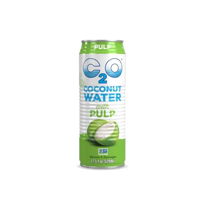 C2O Pure Coconut Water W/Pulp 12/17.5 OZ