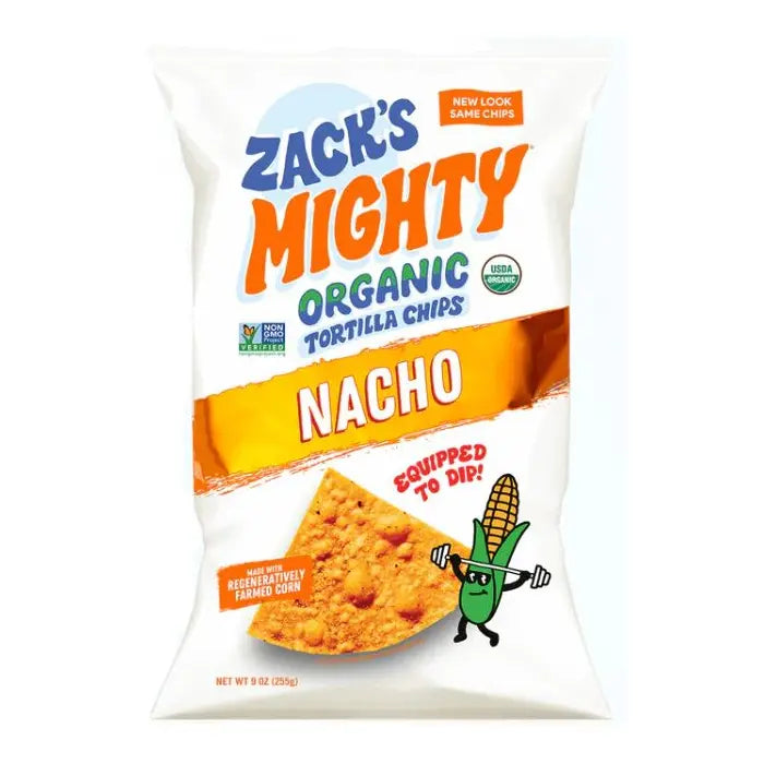 ZACK`S MIGHTY Nacho Tortilla Chips 7 OZ