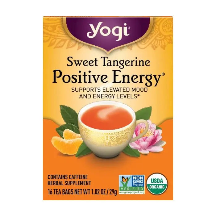 YOGI TEA Sweet Tangerine Positive Energy Tea 16 BAG