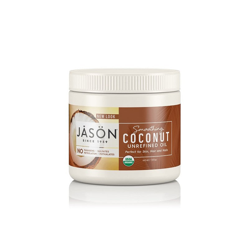 JASON NATURAL PRODUCTS SMOOTH COCONUT OIL USDA CERT 15OZ