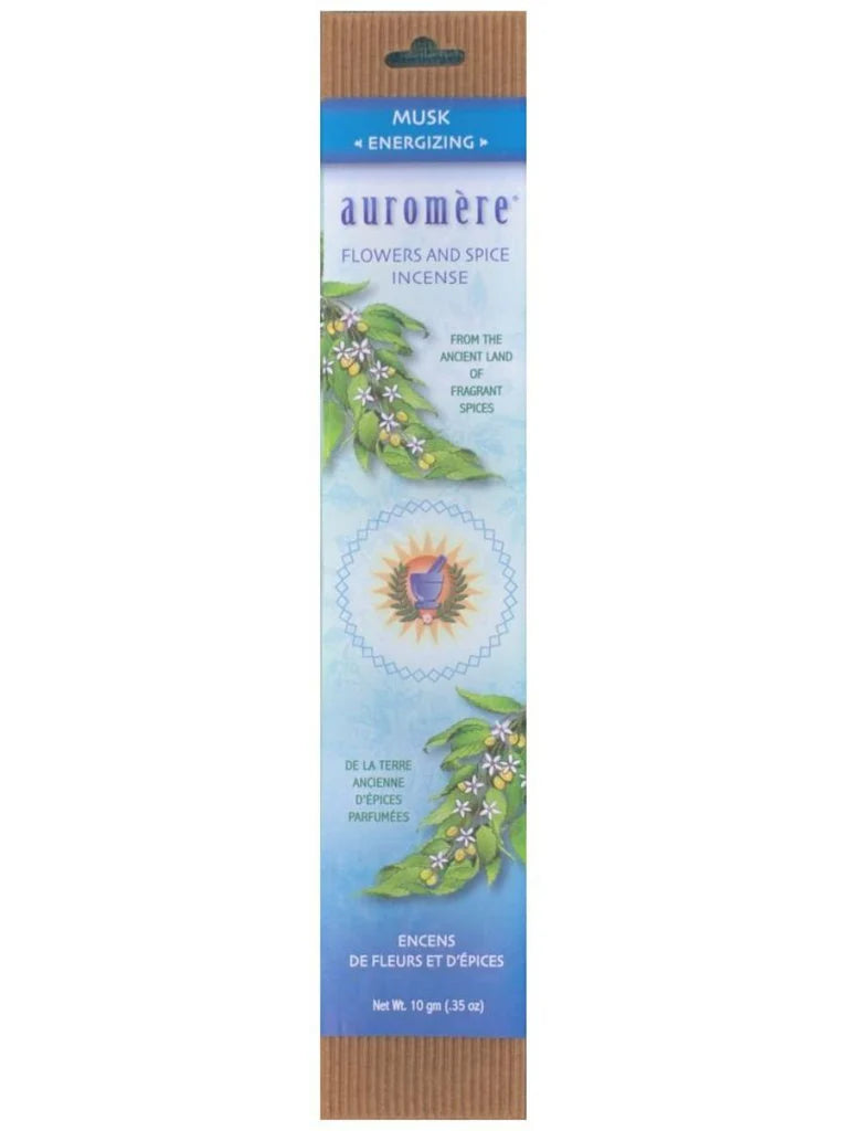 AUROMERE INCENSE MUSK “ENERGIZING”