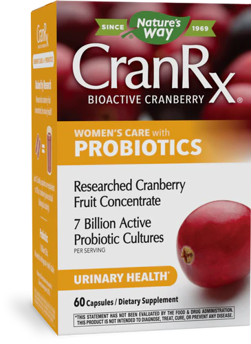 Nature's Way CranRx® Women's Care with Probiotics  60 Veg Cp