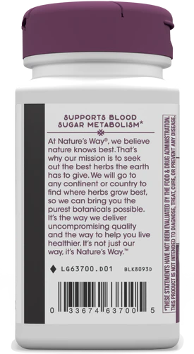 Nature's Way Gymnema Premium Extract 60 Vgn Cp