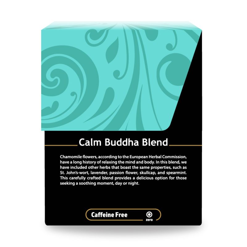 BUDDHA TEAS Organic Calm Buddha Blend Tea 18 BAG