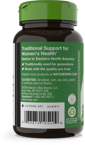 Nature's Way Black Cohosh Root 100 Vgn Cp