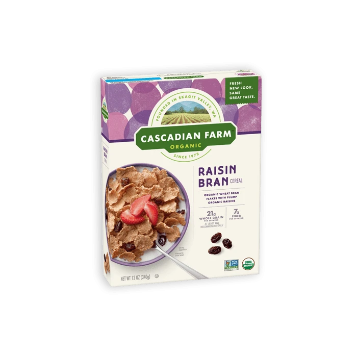 CASCADIAN FARM Raisin Bran 12 OZ