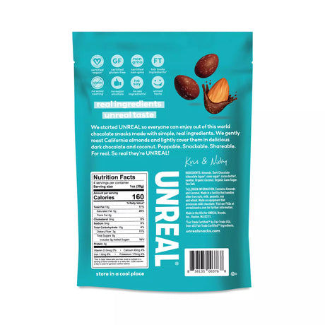 UNREAL Dark Chocolate Coconut Covered 4 OZ