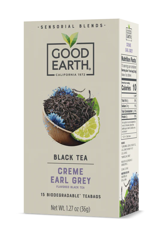 GOOD EARTH TEAS Sensorials Earl Grey 15 BAG