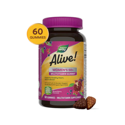 Nature's Way Alive!® Women's 50+ Gummy Vitamins 60 Gummies