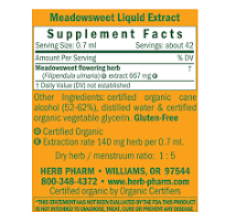 Herb Pharm MEADOWSWEET EXTRACT 1 oz