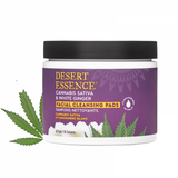 DESERT ESSENCE CANNABIS SATIVA & WHITE GINGER FACIAL CLEANSING PADS 50 PADS