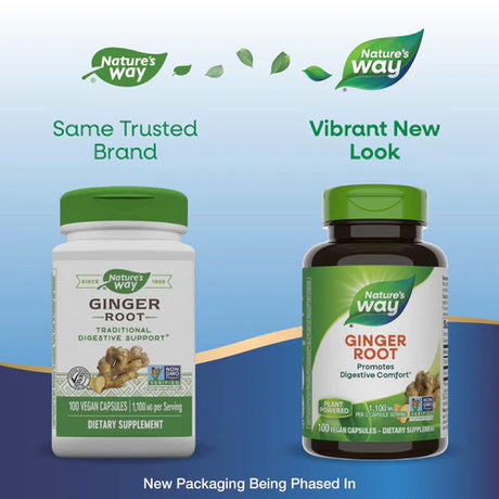 Nature's Way Ginger Root 100 Vgn Cp