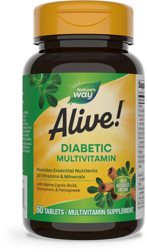 Nature's Way Alive!® Diabetic Multivitamin 60 Tb