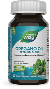 Nature's Way Oregano Oil Premium Blend 60 Vgn Cp