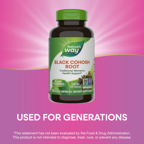 Nature's Way Black Cohosh Root 180 Vgn Cp