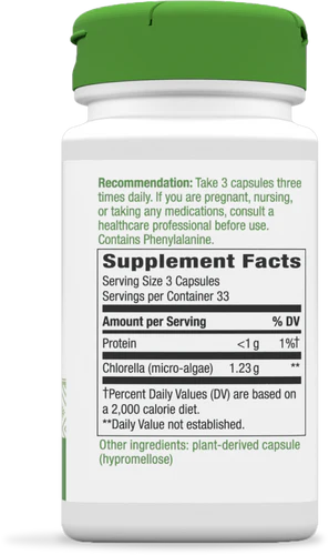 Nature's Way Chlorella Micro-algae 100 Vgn Cp