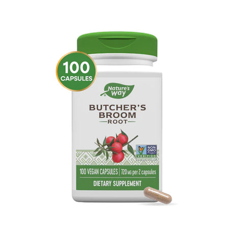 Nature's Way Butcher’s Broom Root 100 Vgn Cp