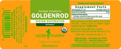 Herb Pharm GOLDENROD EXTRACT 1 oz