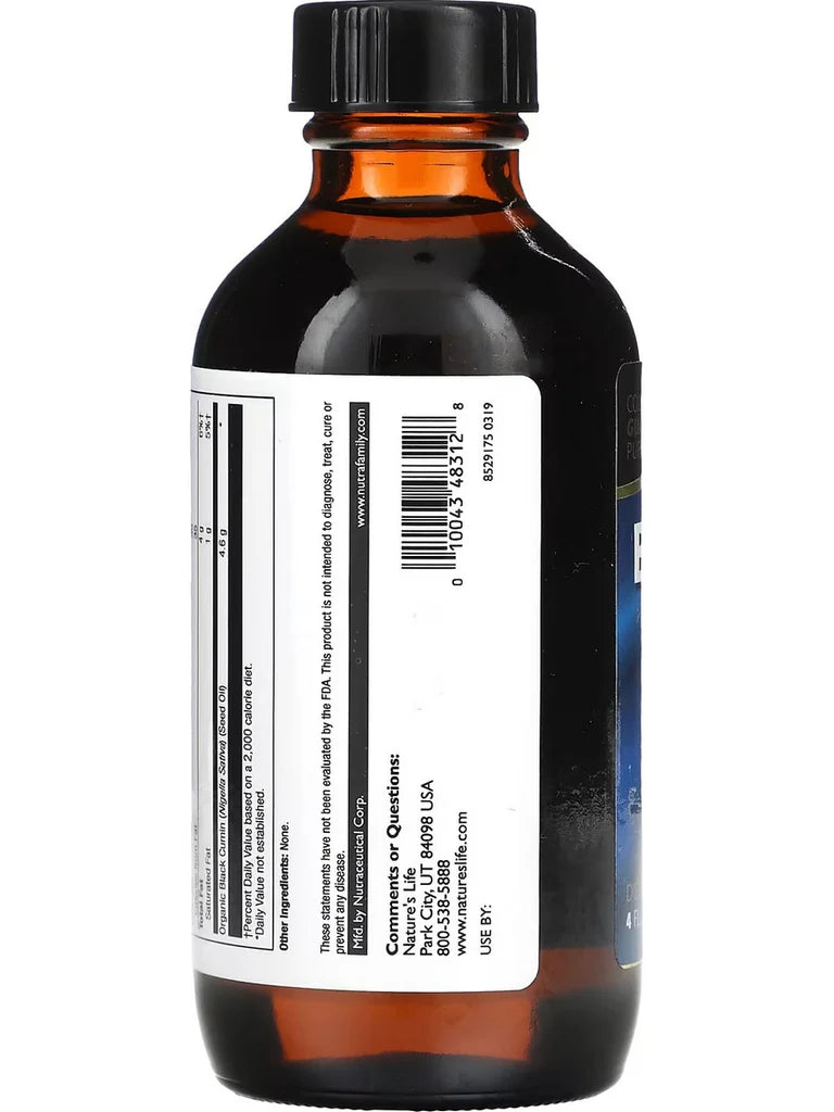 Natures Life Black Seed Oil 4floz