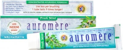 AUROMERE TOOTHPASTE FRESHMINT 4.16OZ