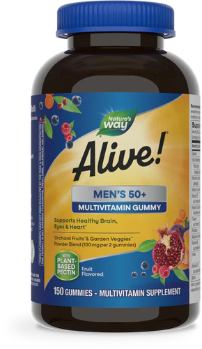 Nature's Way Alive! Men's 50+ Multi Gummy 150 Gummies