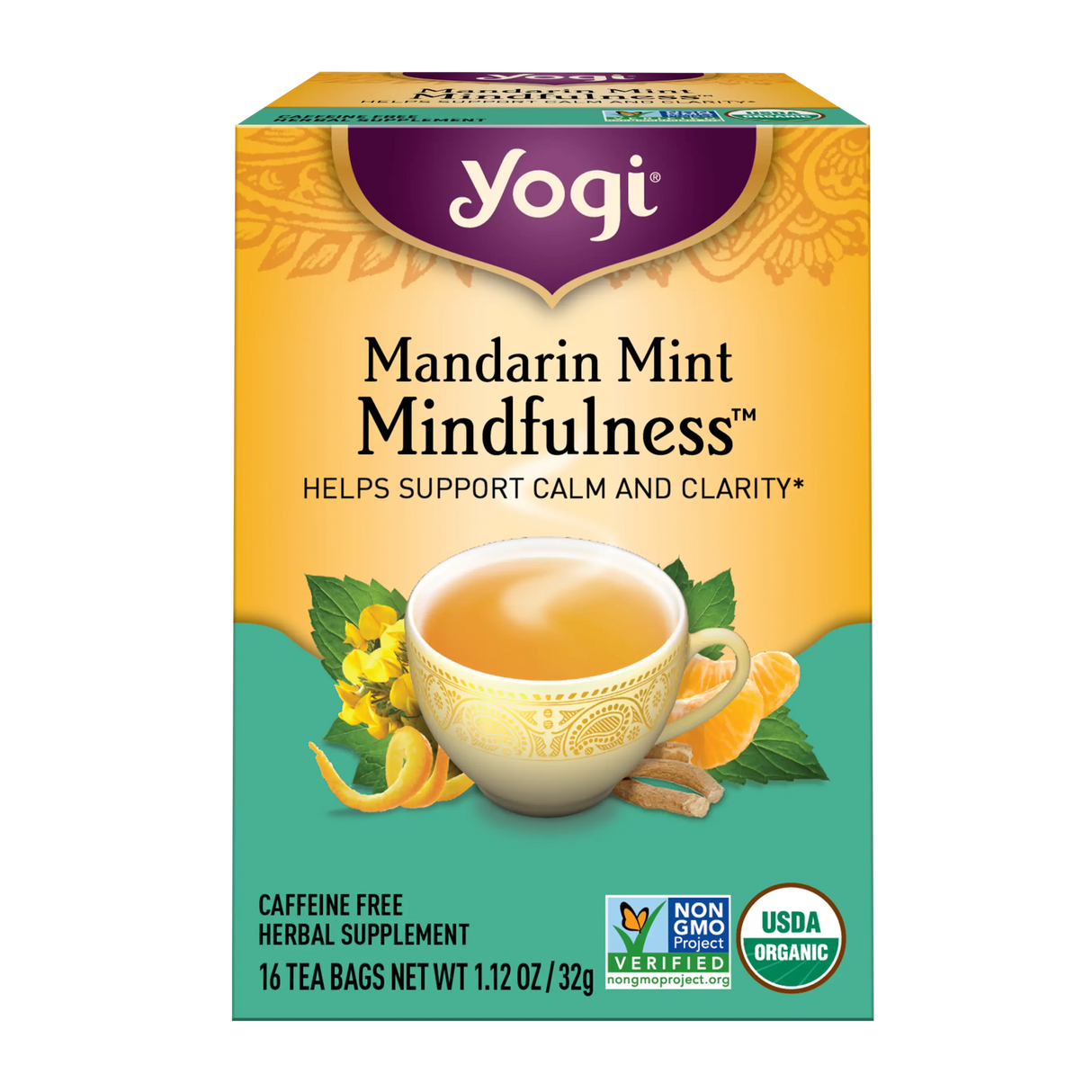 YOGI TEA Mandarin Mint Mindfulness 16 BAG