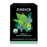 CHOICE ORGANIC TEAS Peppermint 16 BAG