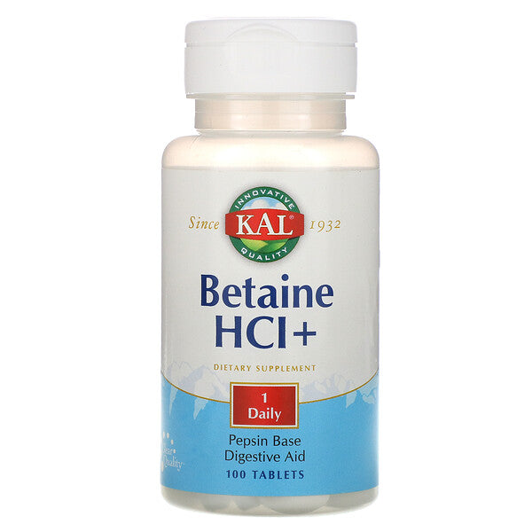 Kal Betaine HCl+ 100CT 250MG Tablet