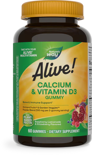 Nature's Way Alive!® Calcium + D3 Gummies 60 Gummies